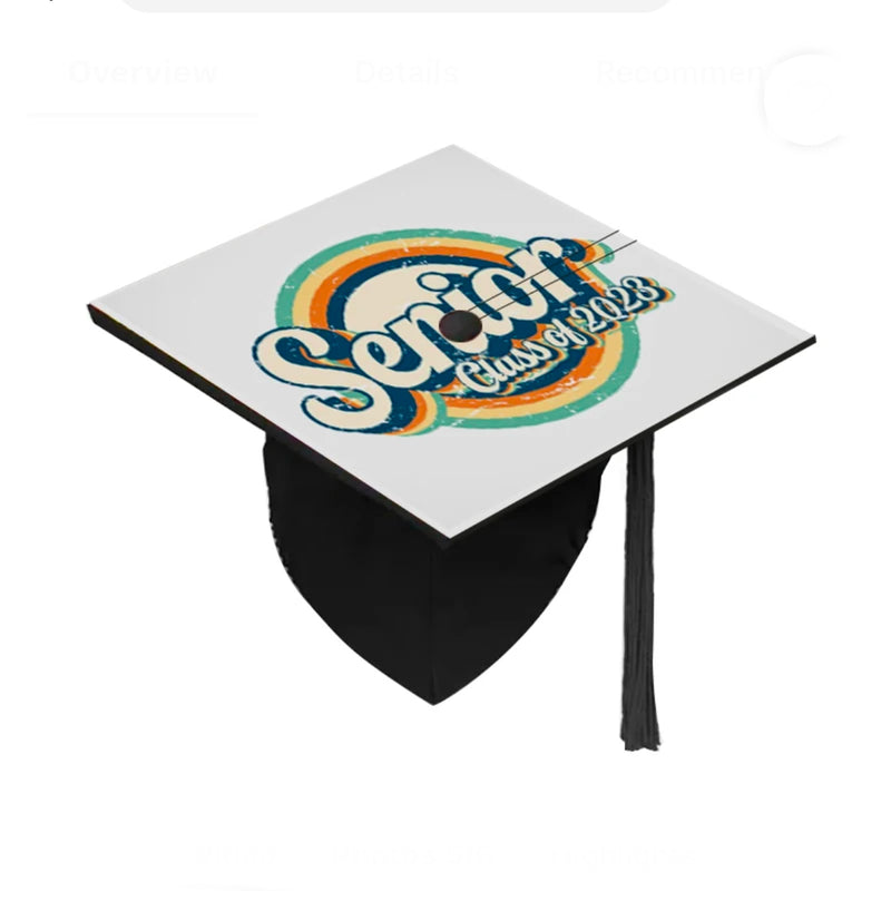 Graduation cap topper( custom)