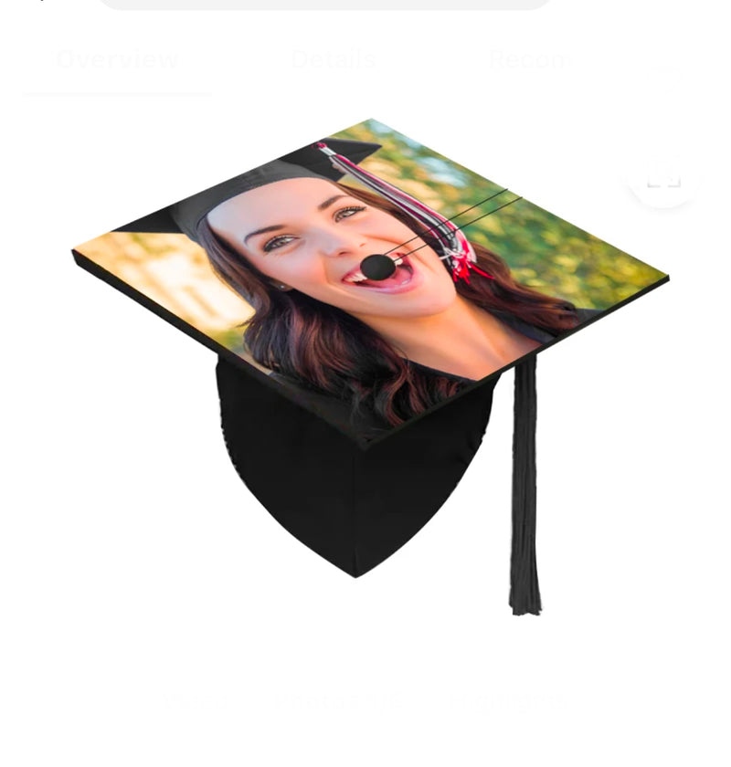 Graduation cap topper( custom)