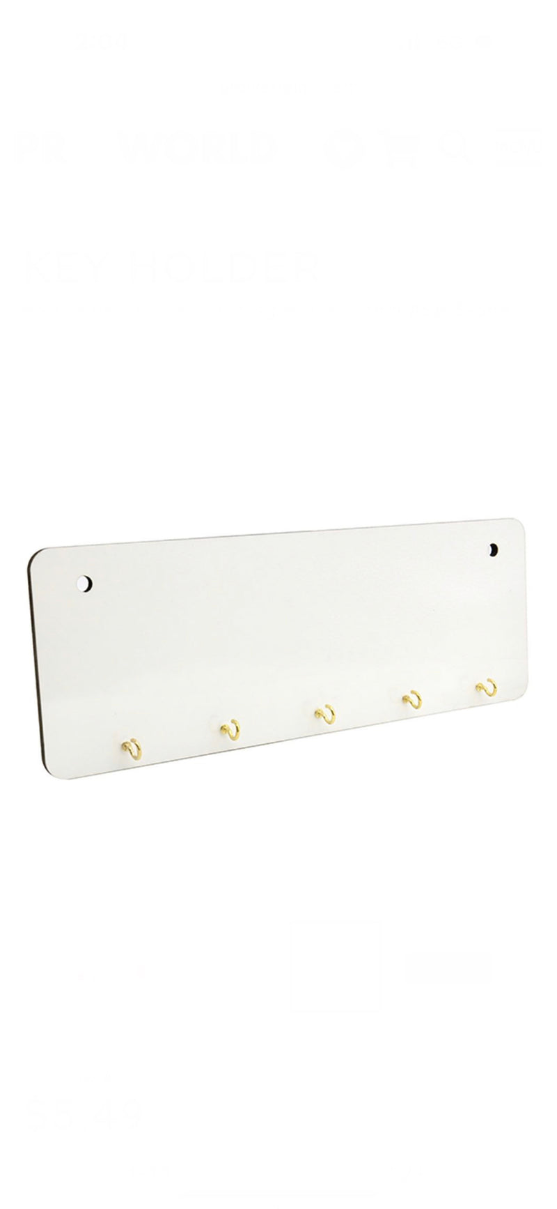 Key hook rectangle